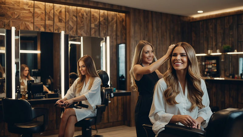 Eduque a su equipo sobre el cuidado de las extensiones de cabello en los salones