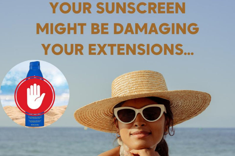 Sunscreen and Human Hair Extensions: Harmful vs. Safe Ingredients