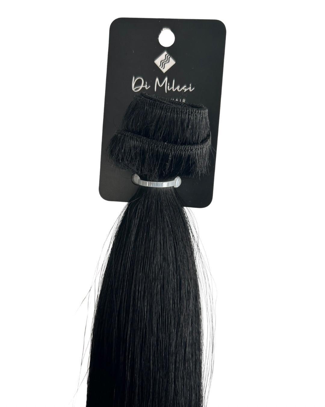 Regular Weft Black - Di Milesi | Hair Extensions with high quality