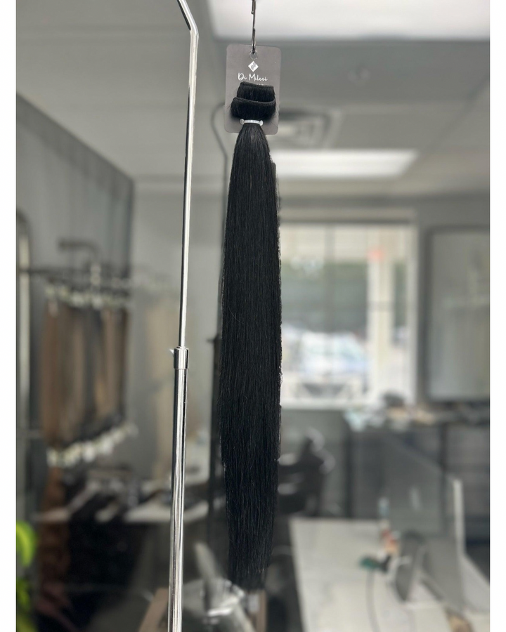 Regular Weft Black - Di Milesi | Hair Extensions with high quality