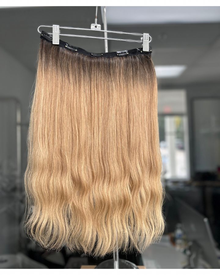 Blonde Wavy Clip-In - Di Milesi | Hair Extensions with high quality