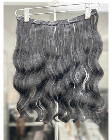 Black B. Wavy Clip-In