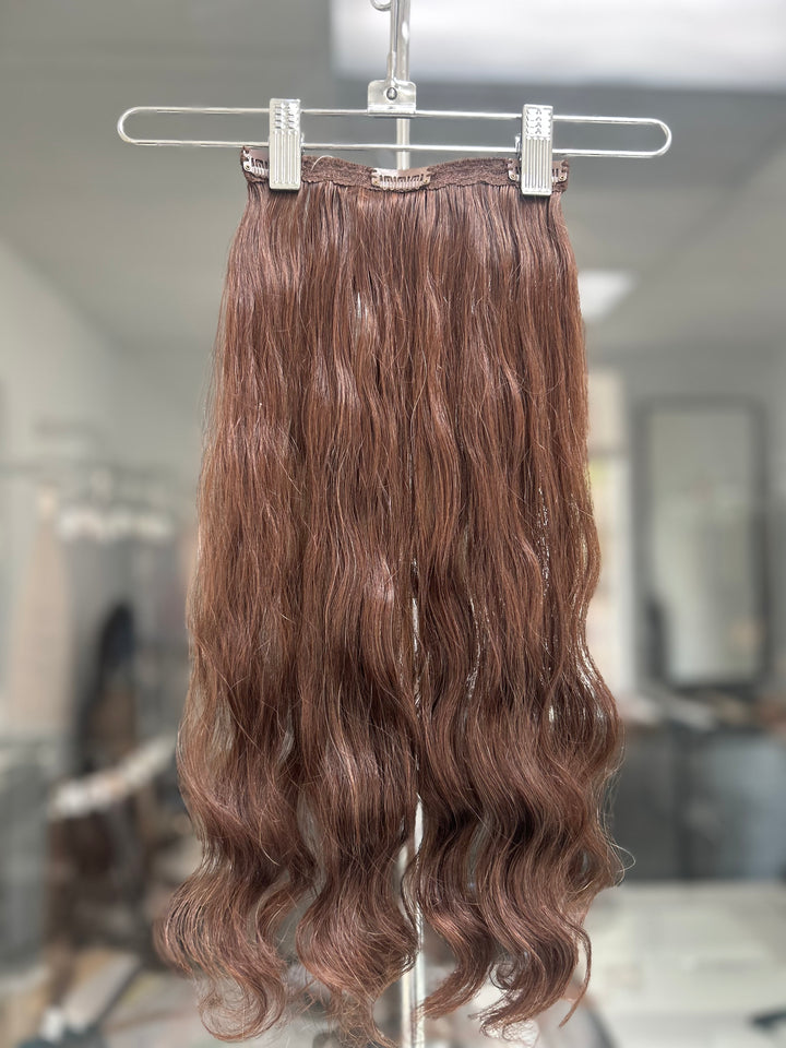Bleached B. Wavy Clip-in 18/20" - Di Milesi | Hair Extensions with high quality