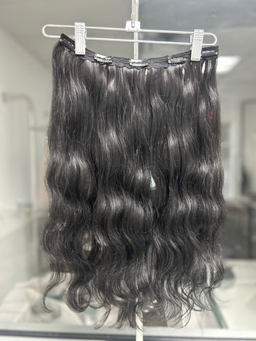 Black B. Wavy Clip-In 18/20"