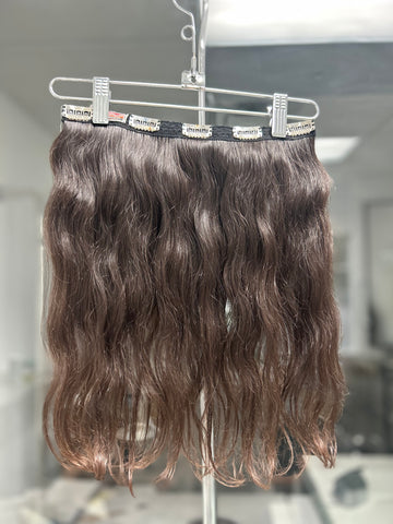 Nat Wavy Clip-In 14/16"